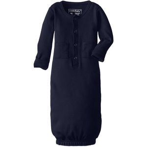 Loved Baby Organic Navy Sleep Gown 0-3 months L’ovedbaby